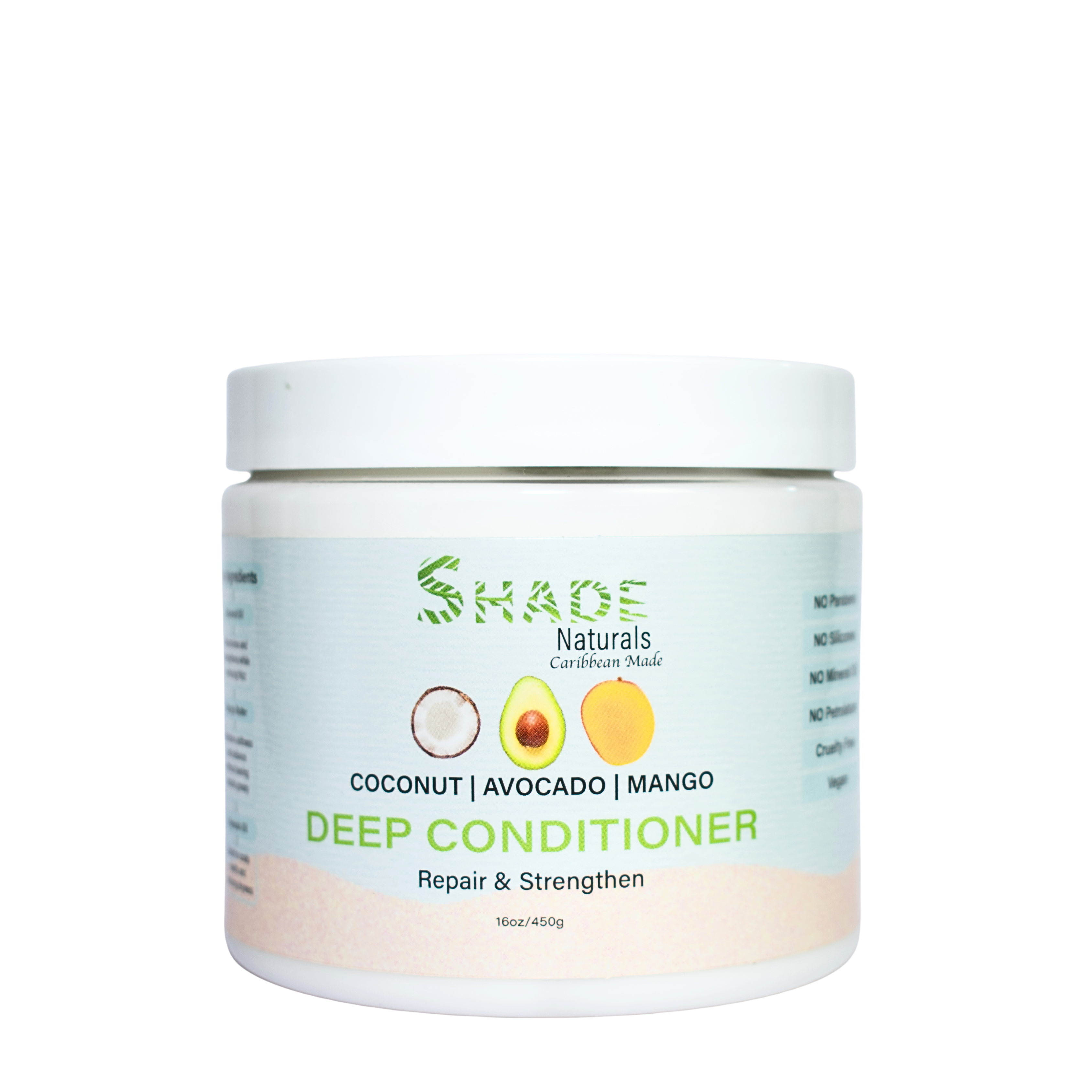 Deep Conditioner 16oz (Coconut, Avocado, Mango) | Shade Naturals